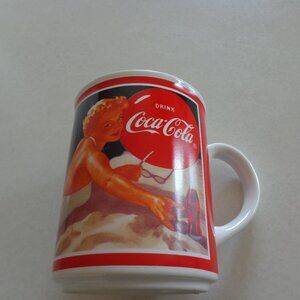 1987 VTG Coca‎ Cola "Through the Years" 1950 Advertising Mug Cup